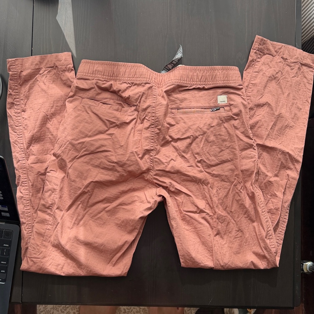 Vuori Ripstop Pants Drawstring Small Clay Pink - Picture 5 of 5